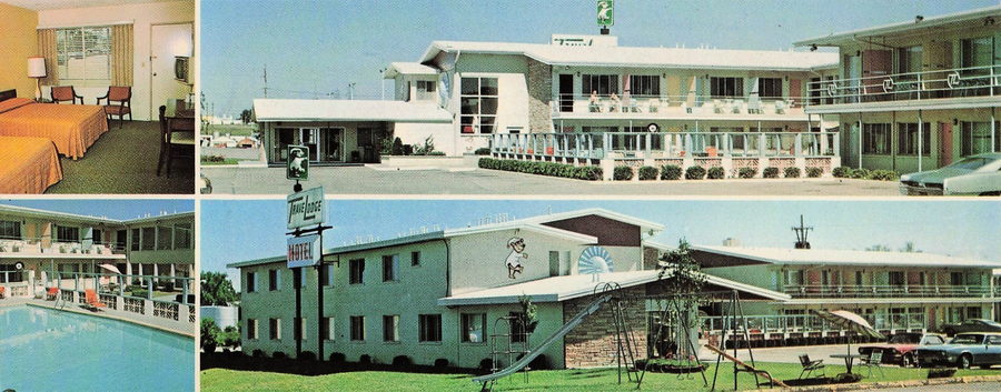 TraveLodge (Quality Inn) - Vintage Postcard